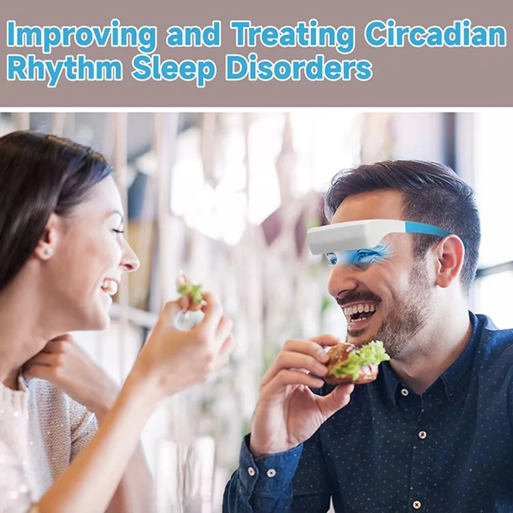 جهاز تدليك ساخن للعين من BAADE لإزالة الوسائد الهوائية، جهاز تدليك للعين بالضغط الساخن، علاج بالضوء الأزرق والأبيض، استرخاء التعب