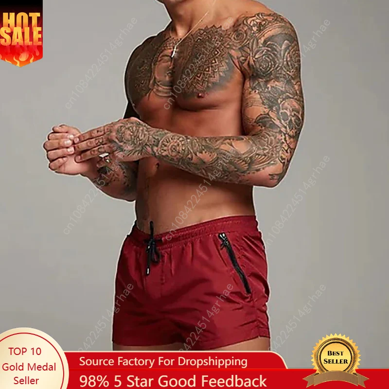 

Men's Swimming Trunks Fashion Summer Swimwear Men Summer Beach Shorts Swimming Shorts Boxer Trunks Men Swimsuit