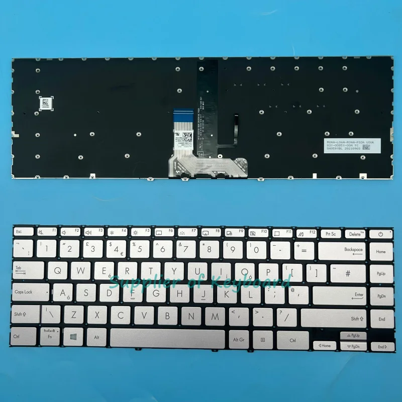 NEW UK Keyboard For ASUS ZenBook 14 UX425E UX425EA UX425IA UX425JA U4700IA U4700EA UM425IA UM425EA UM425UM UM425UG UM425UAZ