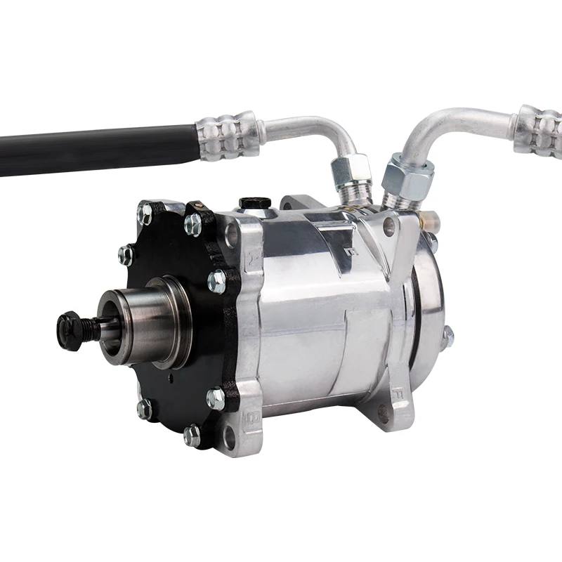 Car Compressor 5H14 Sanden 508 Air Pump Compressor 12V 24V Tractor Excavator Heavy Duty Truck  for Automobile Air Conditioning