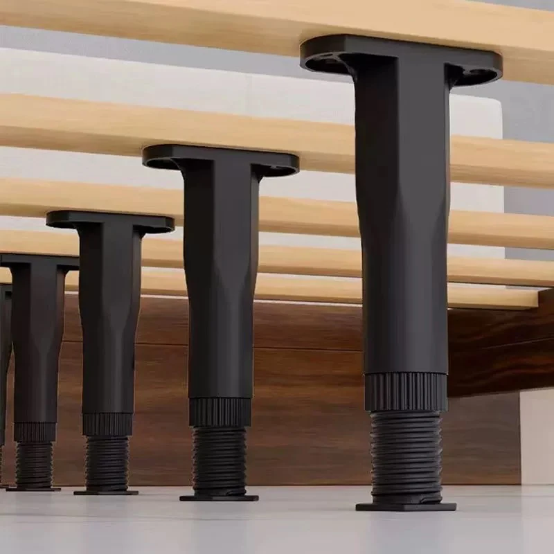 1Pcs Telescopic Adjustable Bed Beam Support Foot Reinforced Plastic Furniture Leg Sofa Leg Bed Bottom Load Bearing Bracket