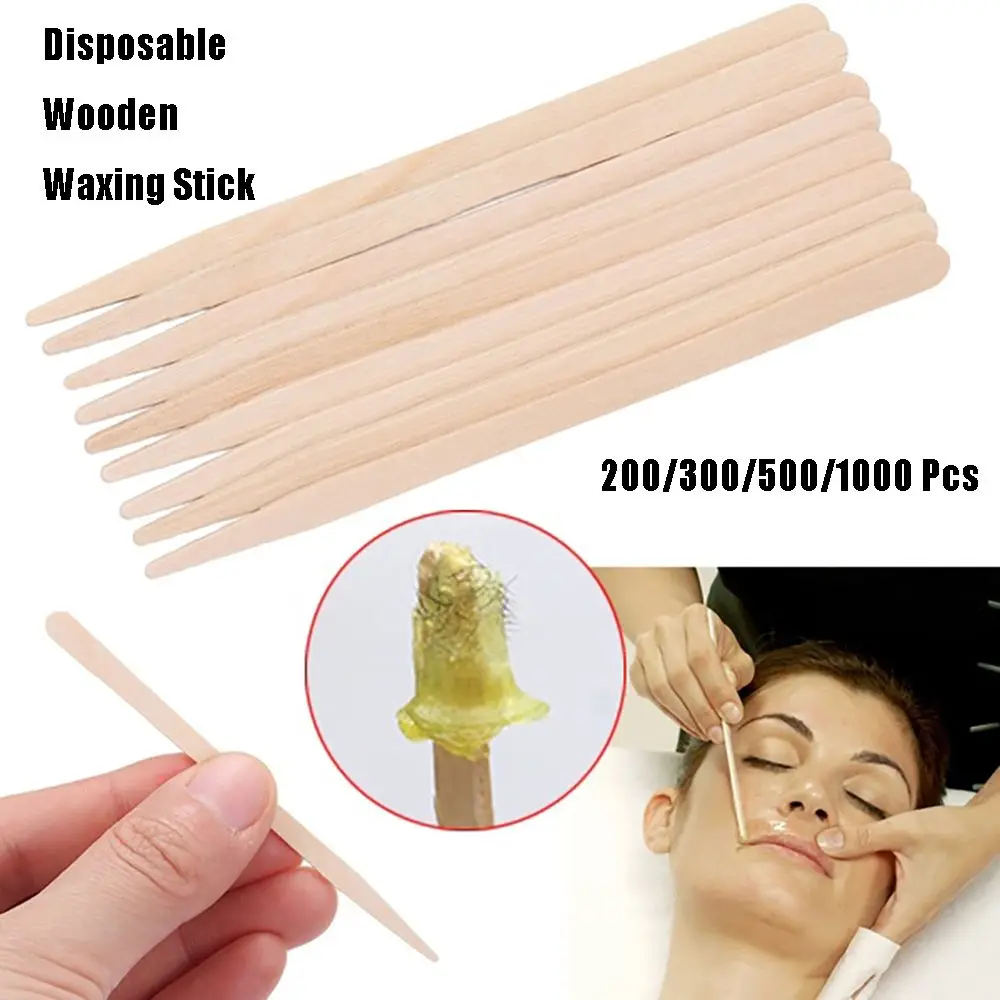 Disposable Mask Applicator Depilatory Stick Tongue Depressor Hair Removal Waxing Stick Beauty Tools Face Cream Applicator