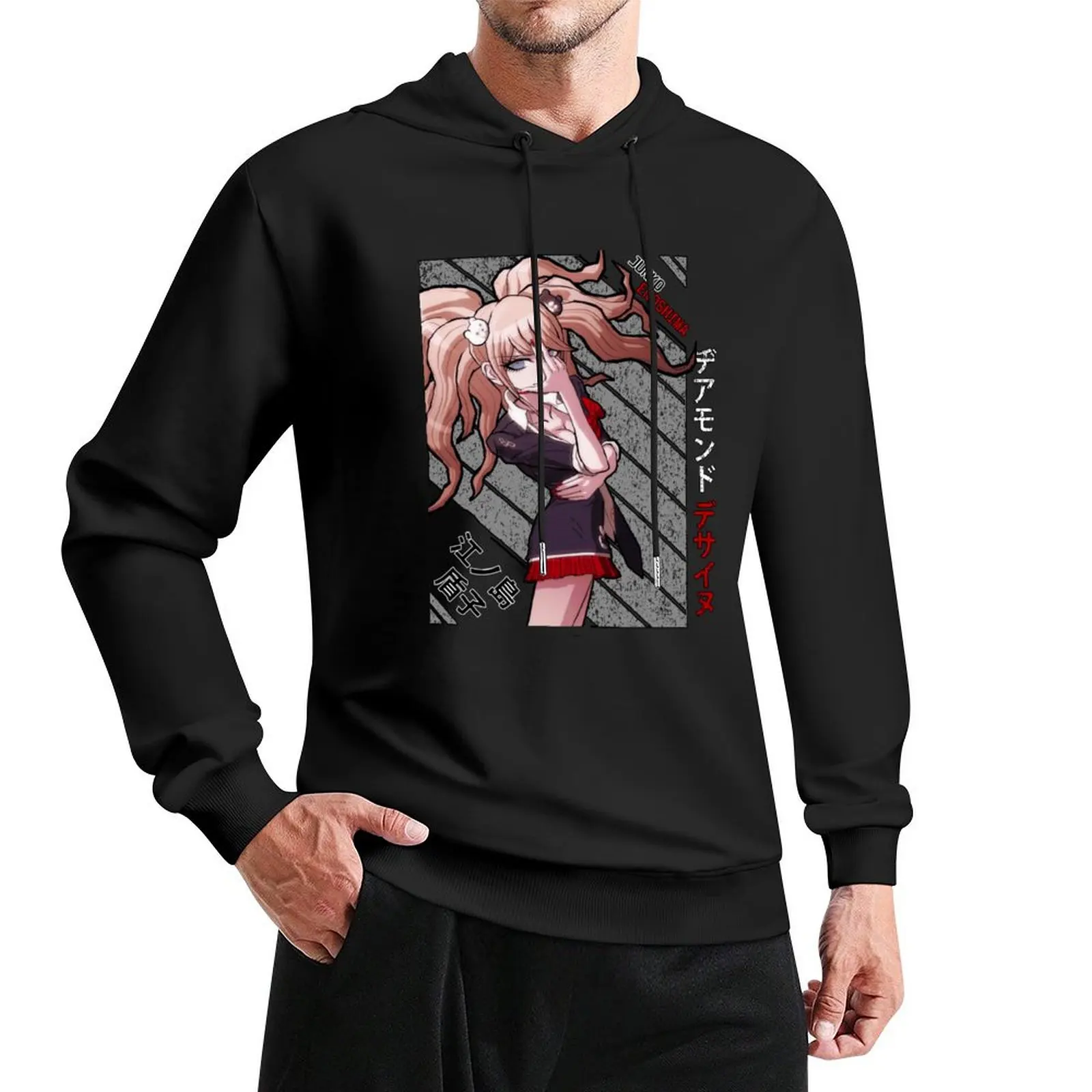 

Junko Enoshima - DanganRonpa Pullover Hoodie graphic t shirts men new hoodies and sweatshirts