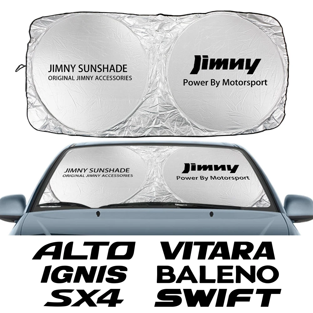 

Car Windshield Sunshade Applicate for Suzuki Jimny Swift Grand Vitara Ignis Alto Baleno Samurai S-Cross Celerio Anti-UV Parasol