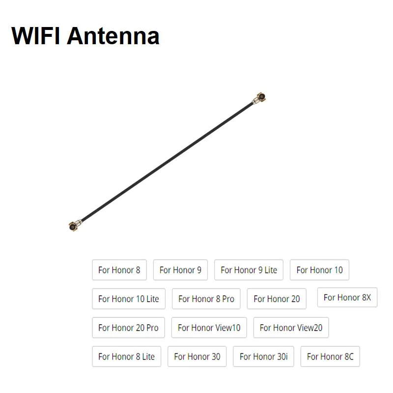 Wi-Fi per Huawei Honor 8 9 8X 8C 9X 9i 10i visualizza 10 20 V10 V20 Pro Lite segnale Wifi Antenna a nastro Antenna cavo flessibile cavo