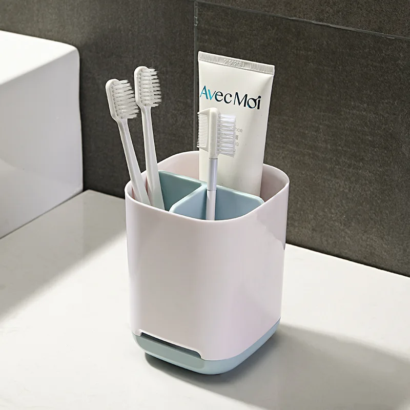 1pc Bathroom Toilet Toothpaste Holder Electric Toothbrush Stand Bathroom Storage Shelf Soap Cleaning Brush Storage Box Organizer