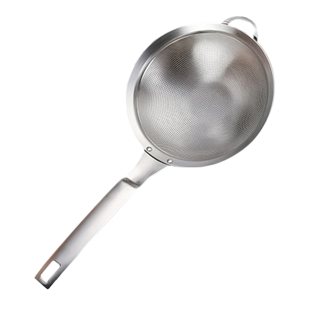 

Stainless Steel Colander Filter Spoon Hot Pot Sifter Strainer Pasta Handle Small Mesh Long Handle Kitchen Juices