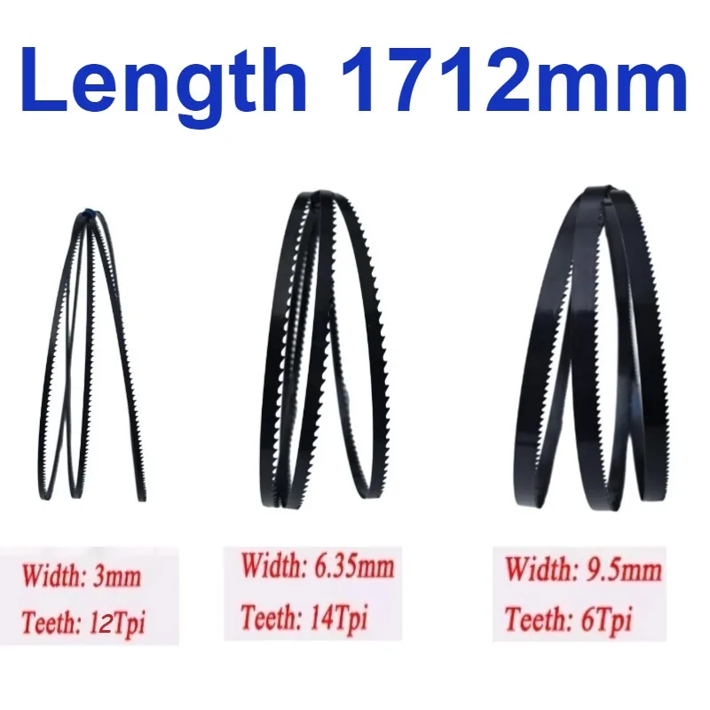 

Длина полотна 1712X6,35/9,5/3,2WideX6T 10T 14T 12T Ленточная пила для резки твердой древесины, мягкой древесины и пластика, инструменты для резки высококачественного лезвия