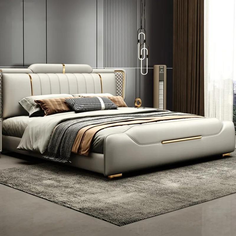 Princess Craft Bed Bedroom Beauty Japanese Safe Trendy Unique Salon Postmodern Creative Bed Individual Muebles Hotel Furniture