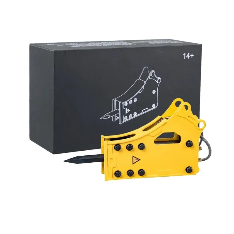 1:14 Scale Excavator Model Parts Metal Large Bucket Quick-Release Coupler 1/14 RC E010 E111 EC160 Accessories