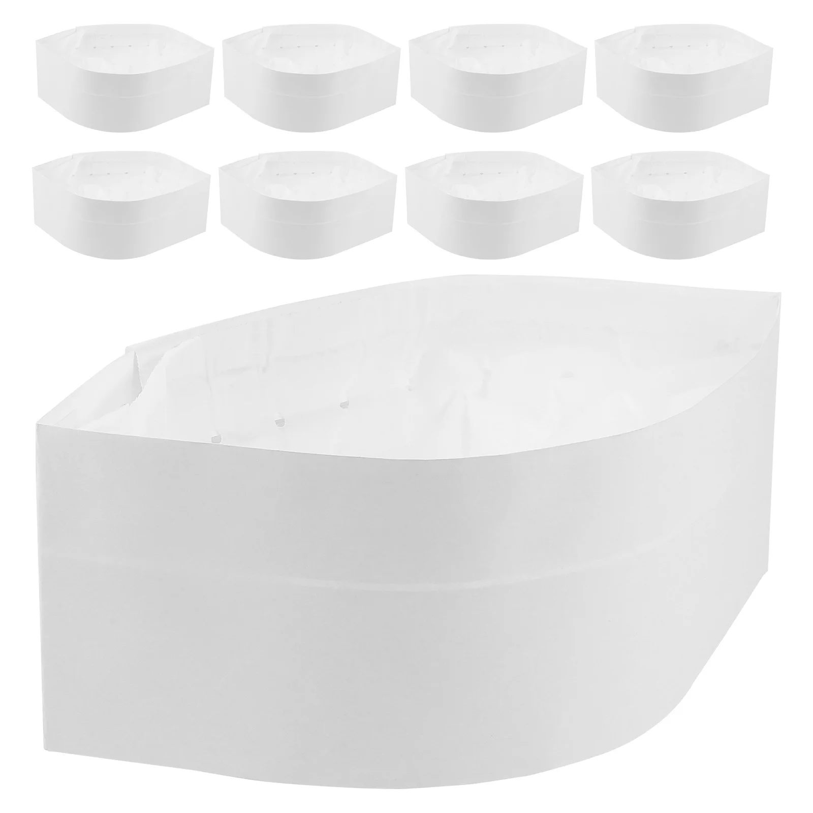 Gorro desechable de 20 piezas para cocinar, hornear, restaurante, cocina, gorro de papel para el pelo, gorros de cocina, gorros de servicio de comida, uso a granel