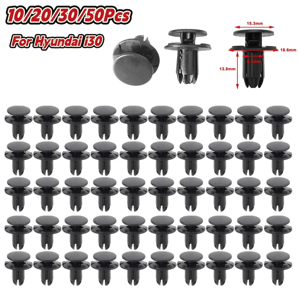 ピンポン 10/20/30/50Pcs Retain Clips For Hyundai 14mm 14206-08250-B