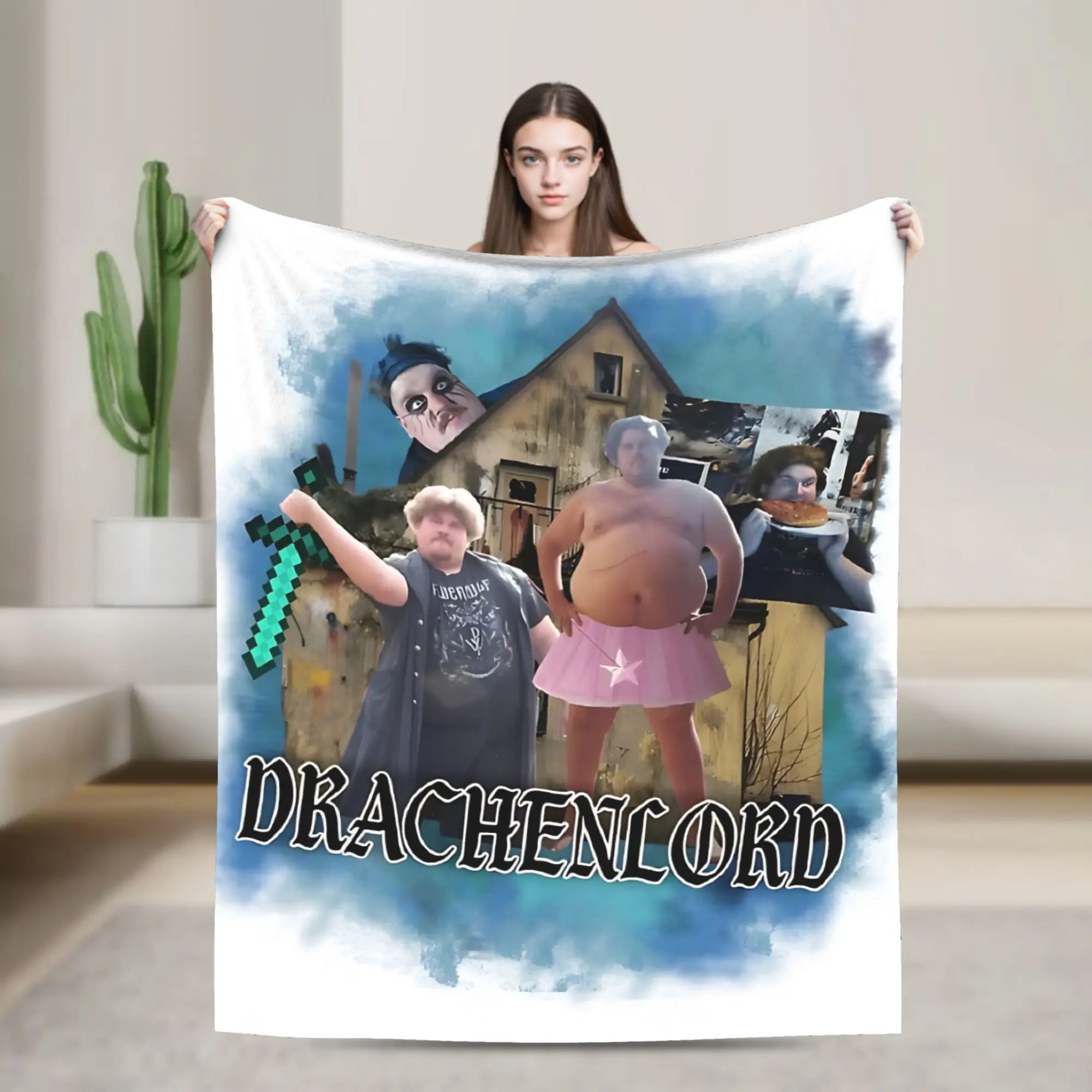

Drachenlord Drachenlord Schanze Throw Blanket Flannel Bedspread For Couch Chair Sofa Bed Street Trend Sofa Bed Cover
