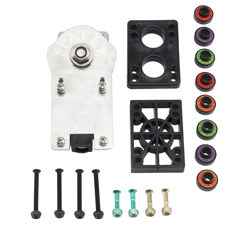 

ELOS-7Inch Land Surfboard Skateboard Bracket Base Surf Skate Trucks C7 Bridges With Integrated ABEC-9 Bearing Kit