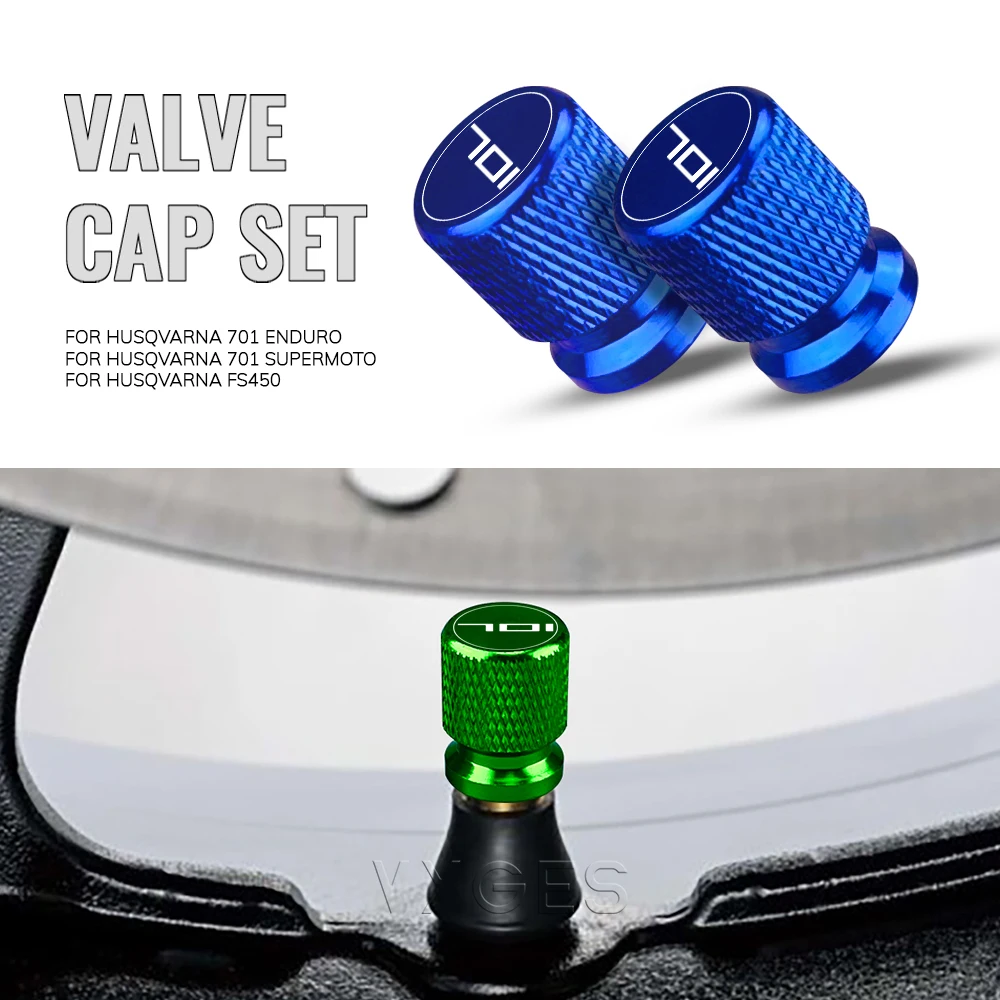 Motorcycle Accessories Standard Valve Cap Set Tire Caps Set For Husqvarna 701 Enduro 701 Supermoto FS450