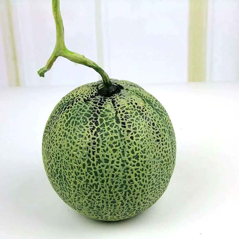 الاصطناعي هامي البطيخ محاكاة الشمام ، الفاكهة وهمية ، DIY بها بنفسك الحرف اليدوية ، تقليد عالية ، ديكور للمنزل ، المطبخ ، متجر