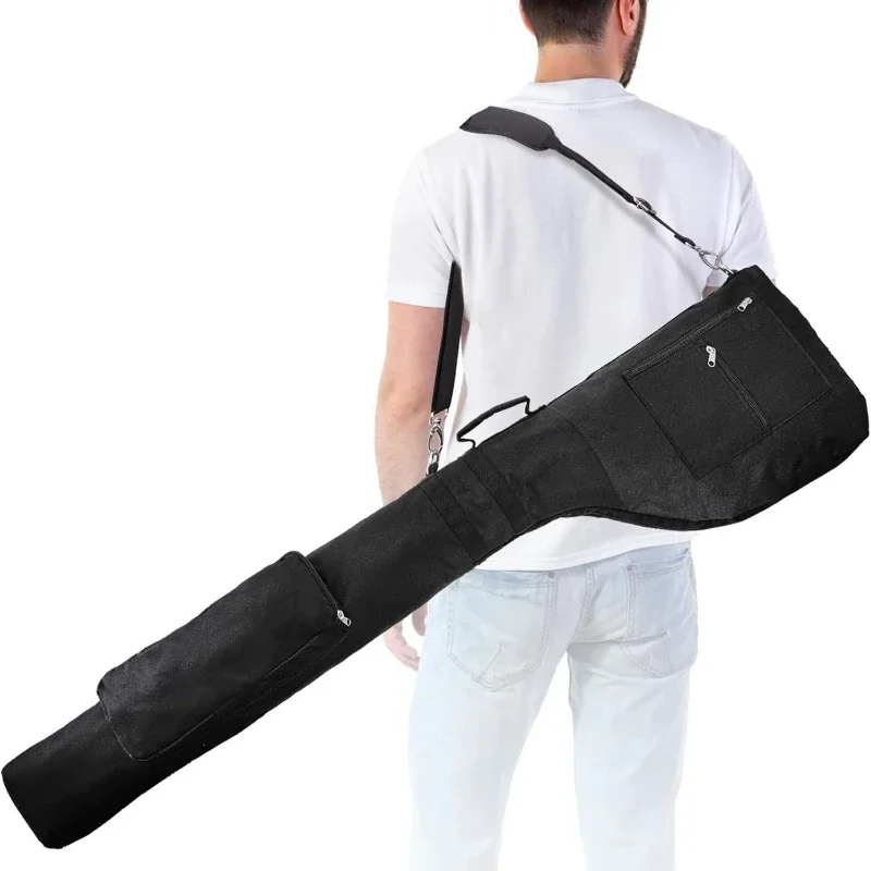 Foldable Golf Clubs Bag Beginner Practice Golf Gun Bag Oxford Cloth Portable Club Storage Bags Professional Sports Accessories