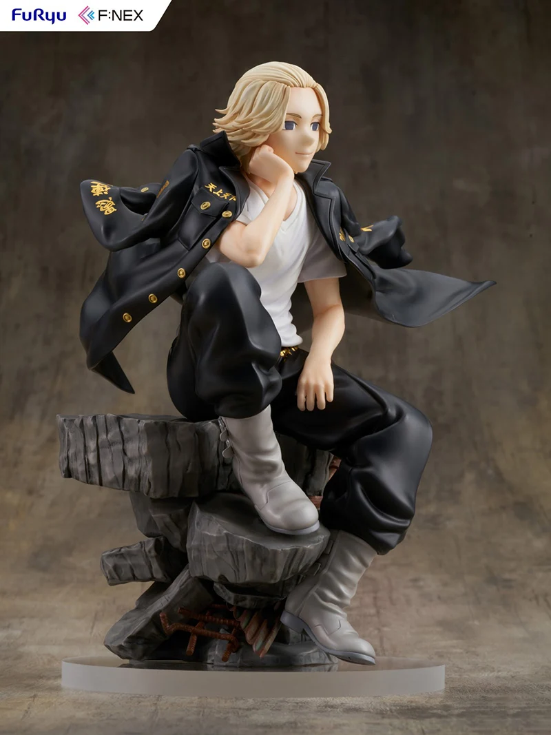 Original FuRyu F:NEX 1/7 Tokyo Revengers Manjiro Sano PVC 21CM Anime Action Figures Model Collection Ornament Toy