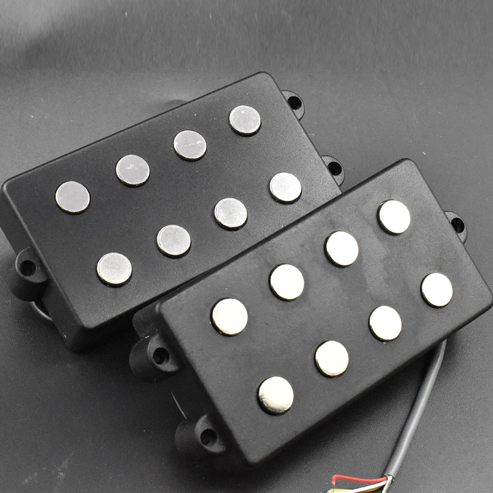 

1Pcs 4 String Electric Bass Guitar Pickup Double Coil Humbucker Pickup Ceramic Magnet for MM Style Bass
