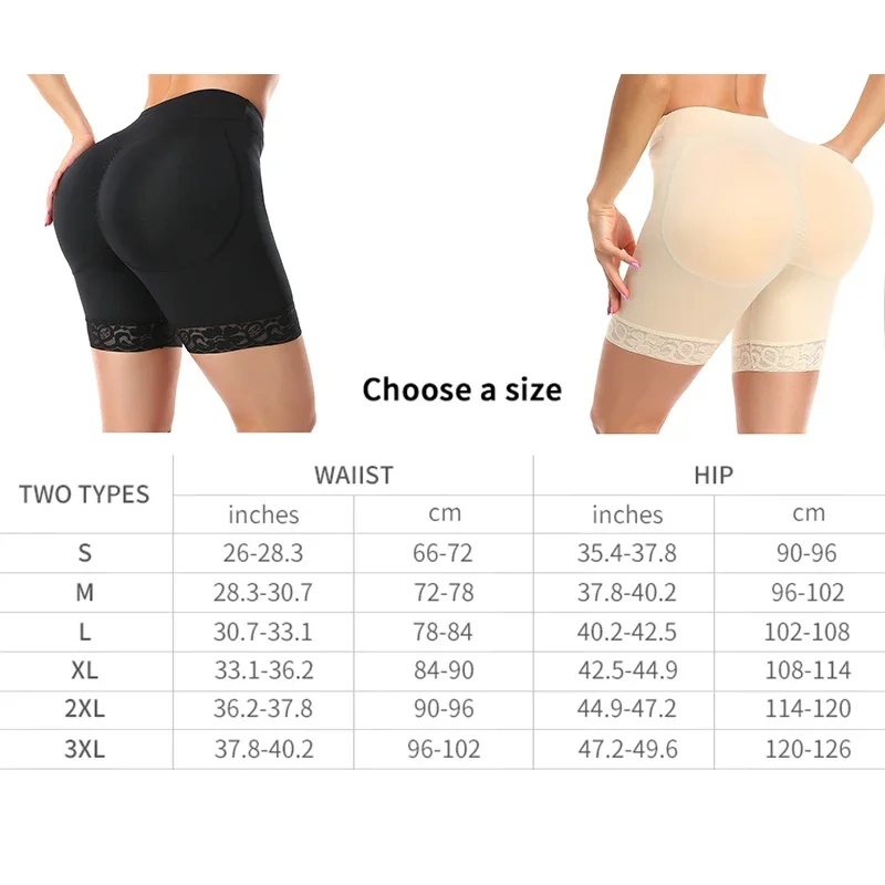 Thick Pads Hip Enhancer Panties Buttock Padded Underpants Body Shaper Sexy Big Booty Hourglass Shapewear Fake Ass Corset Briefs