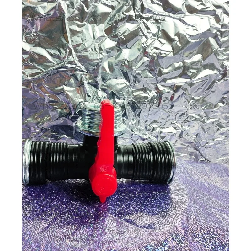 Mask Tee Connector Accessory for Connecting Double Bottle or Double Bag Independent Switch Channel