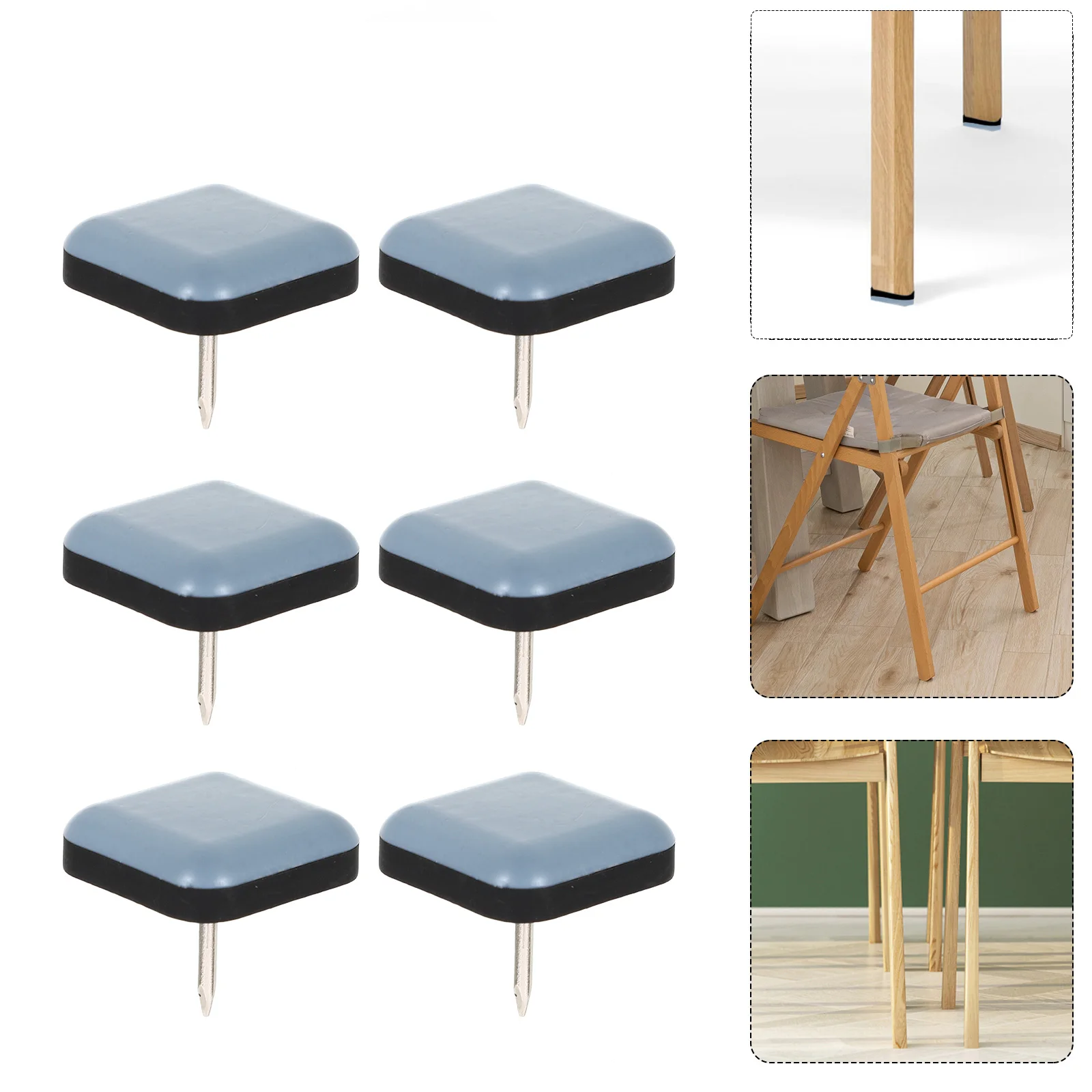 

16Pcs Furniture Floor Protectors Glides For Hardwood Ceramic Tile Linoleum Chairs