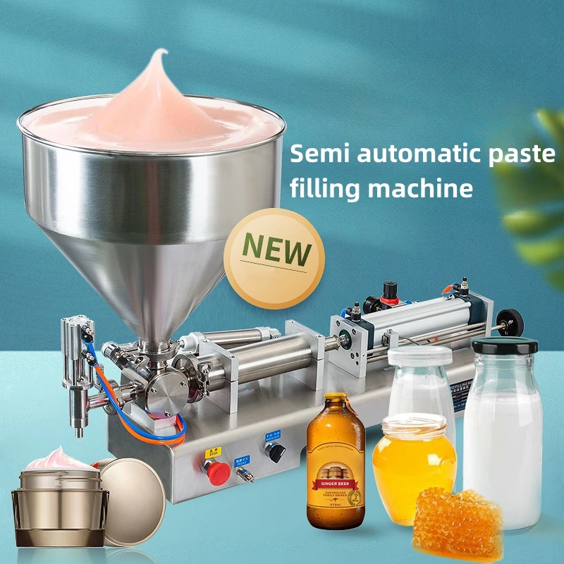 10-300ml Paste filling machine single nozzle filling rotary valve quantitative filling and packaging equipment