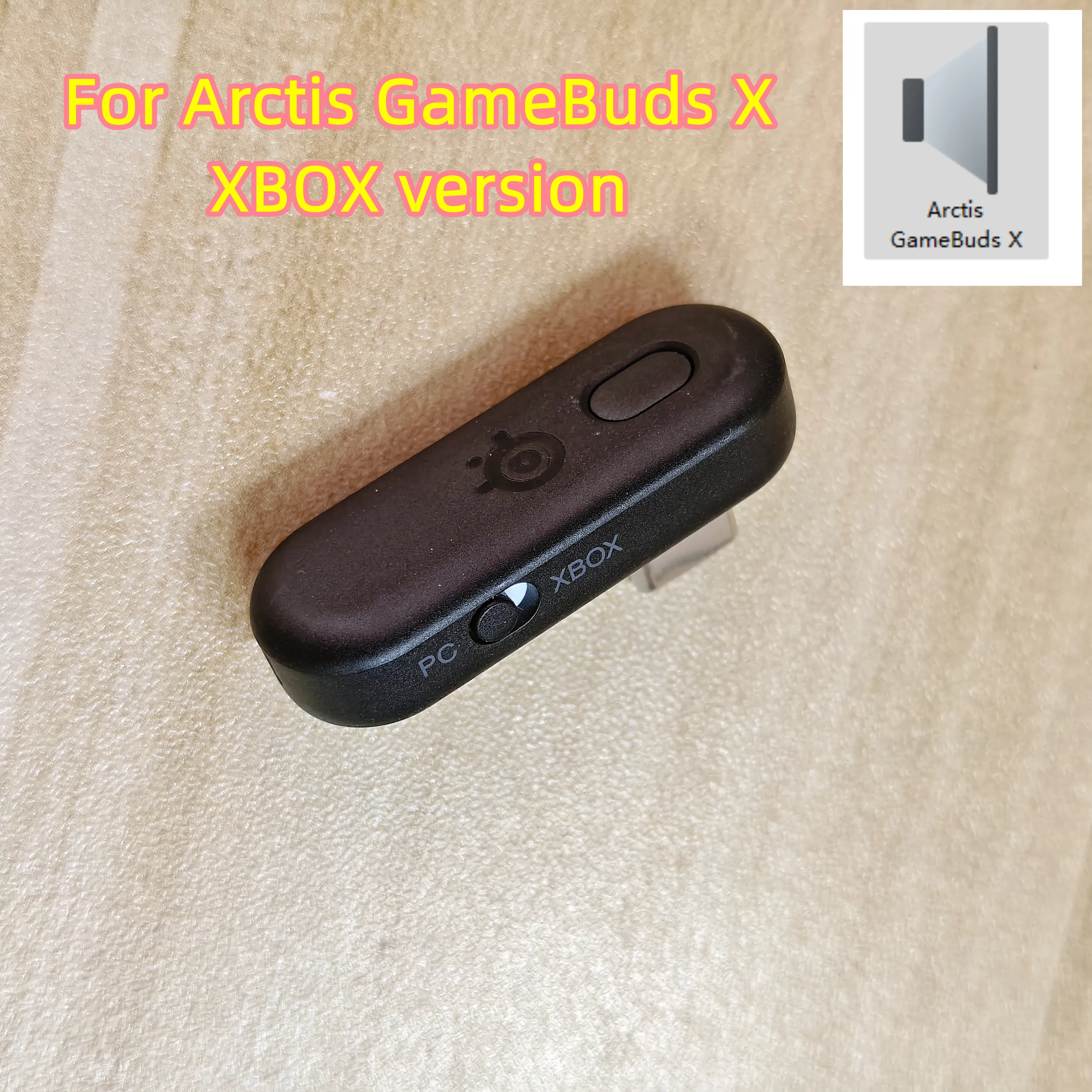 

USB-адаптер приемника для беспроводных наушников-вкладышей Steelseries Arctis GameBuds X, версия XBOX