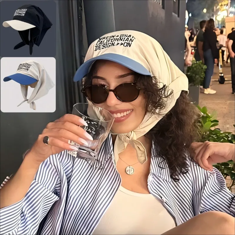 

Бейсболка с цветными блоками - регулируемая унисекс-кепка от солнца с вышивкой, легкая дышащая полиэстеровая модель для женщин и мужчин, летняя