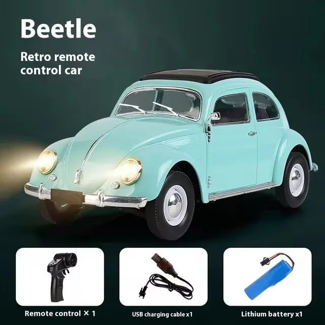 

1/16 Wpl D62mini для Vw Beetle Hardtop Sedan Модель 1949-1963 Автомобиль с дистанционным управлением Игрушечный автомобиль с дистанционным управлением Радиоуправляемый альпинистский автомобиль Игрушечный подарок