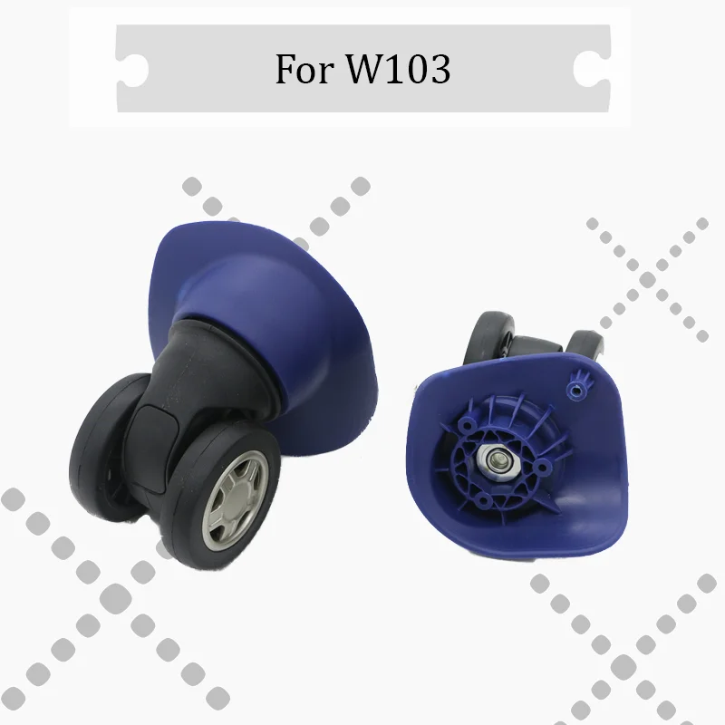 

For W103 360° Spinning Luggage Wheels Repair Parts - 2/4-Piece Universal Replacement Wheels Luggage Accessories