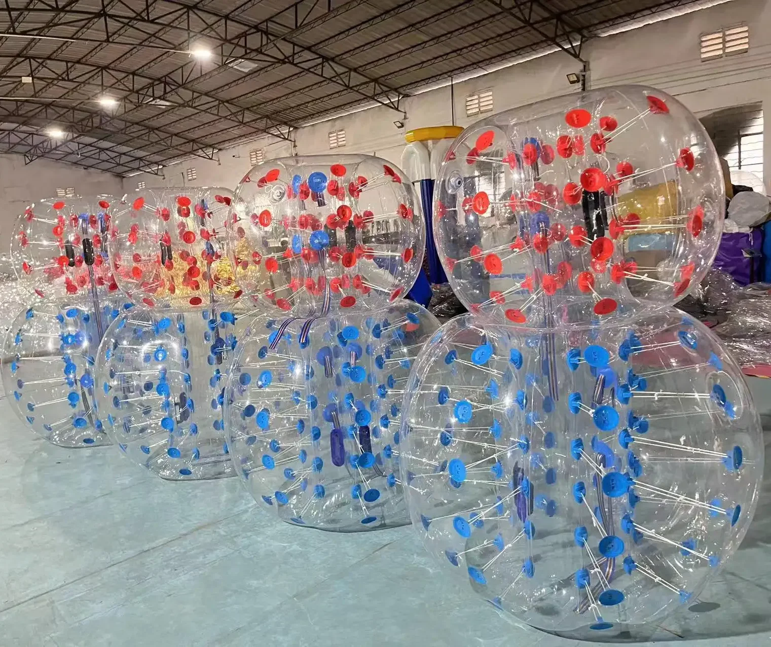 

Inflatable Bumper Ball Human Knocker Ball Transparent 5.58 feet 1.7M Diameter Bubble Soccer Football Outdoor Zorb