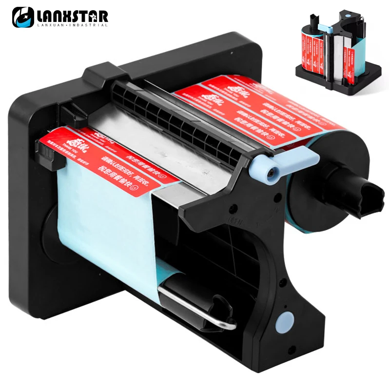 DC 12V Fully Automatic Label Dispenser Label Stripping Machine 3 Speed 20mm-130mm Sealing Sticker Self-Adhesive Label Separator