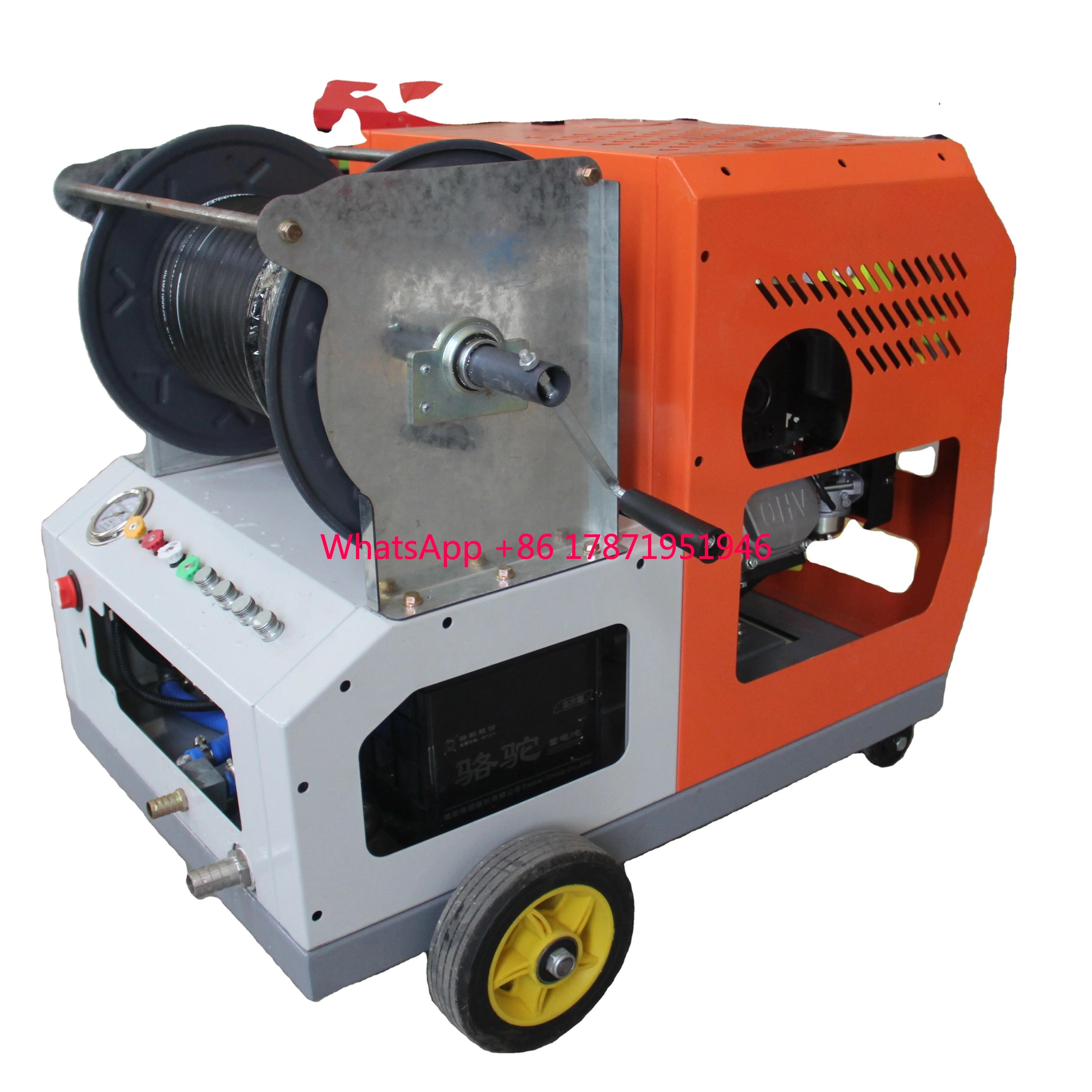 ChawTEC Engine Powered High Pressure 40LPM Drain Pipe Cleaning Machine