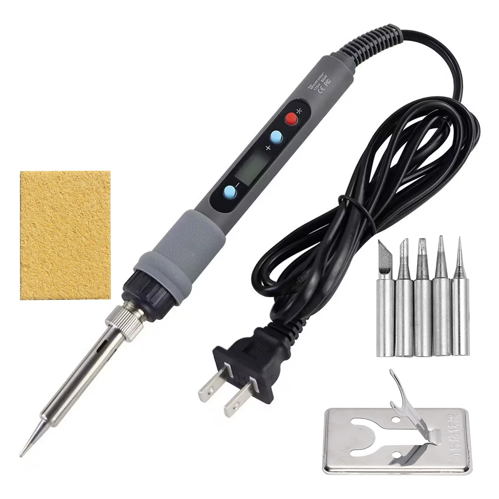 Neue Elektrische Lötkolben 60W/80W Digital Einstellbare Temperatur Entlöten Schweißen Reparatur Solder Werkzeuge