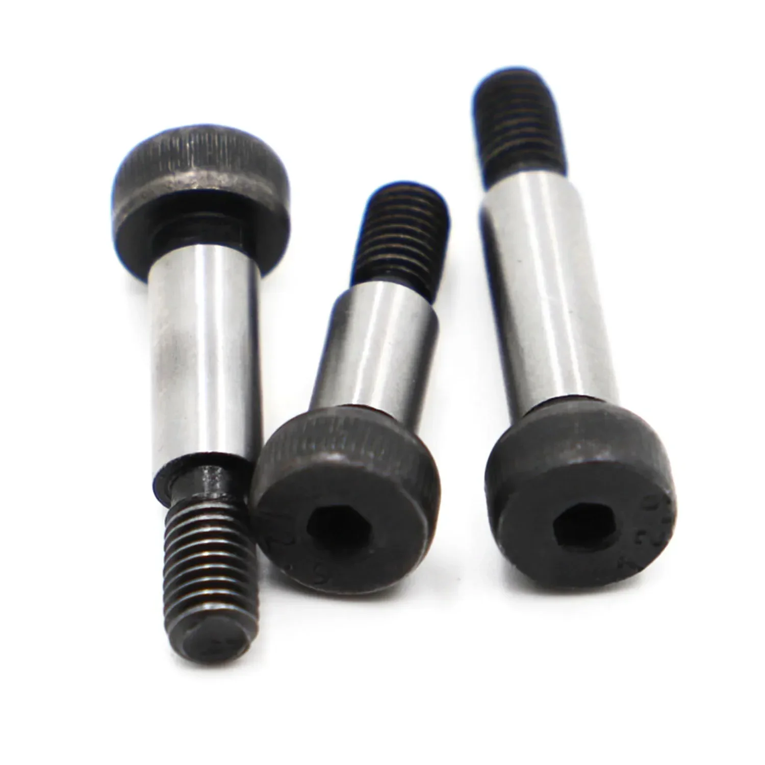 M5 M6 M8 M10 1pc Black Grade 12.9 Steel Hex Hexagon Socket Cap Head Shoulder Roller Bearing Screw Bolt Dia=6 8 10 12mm