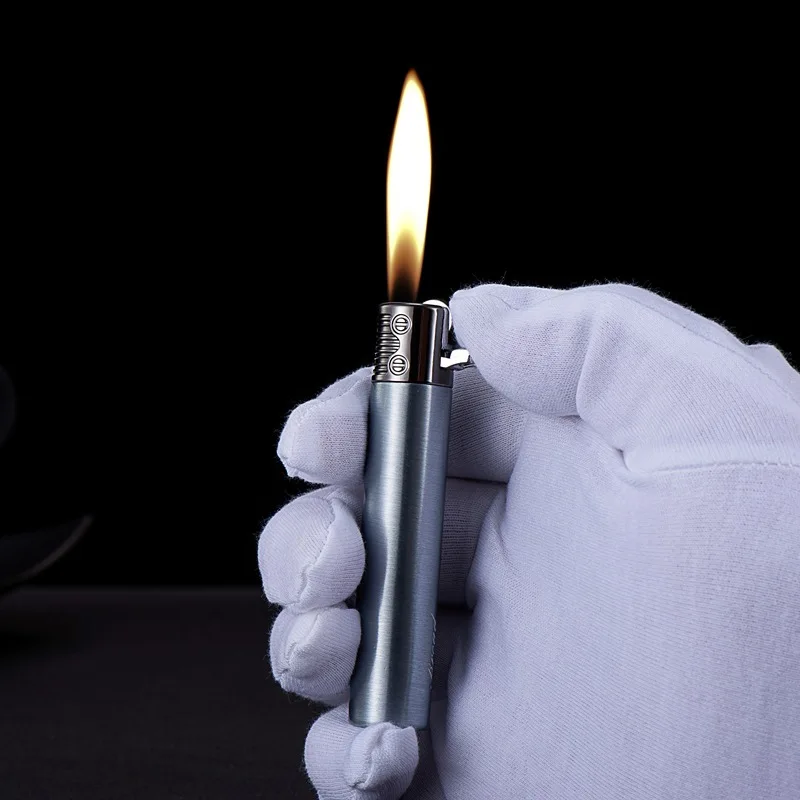 

2025 Grinding Wheel Igniter Inflatable Lighter Cigar/Smoking Metal Windproof Open Flame Cigarette Lighters & Smoking Accessories