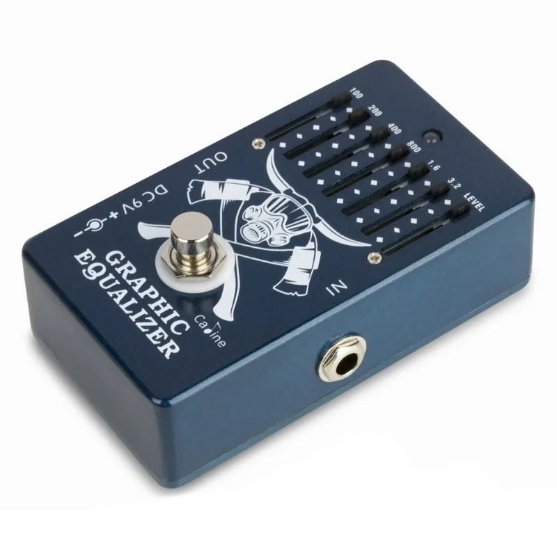 

CP-71 6-полосный эквалайзер, гитарная педаль, 9 В, педаль эффектов True Bypass, дизайн, аксессуары для гитары