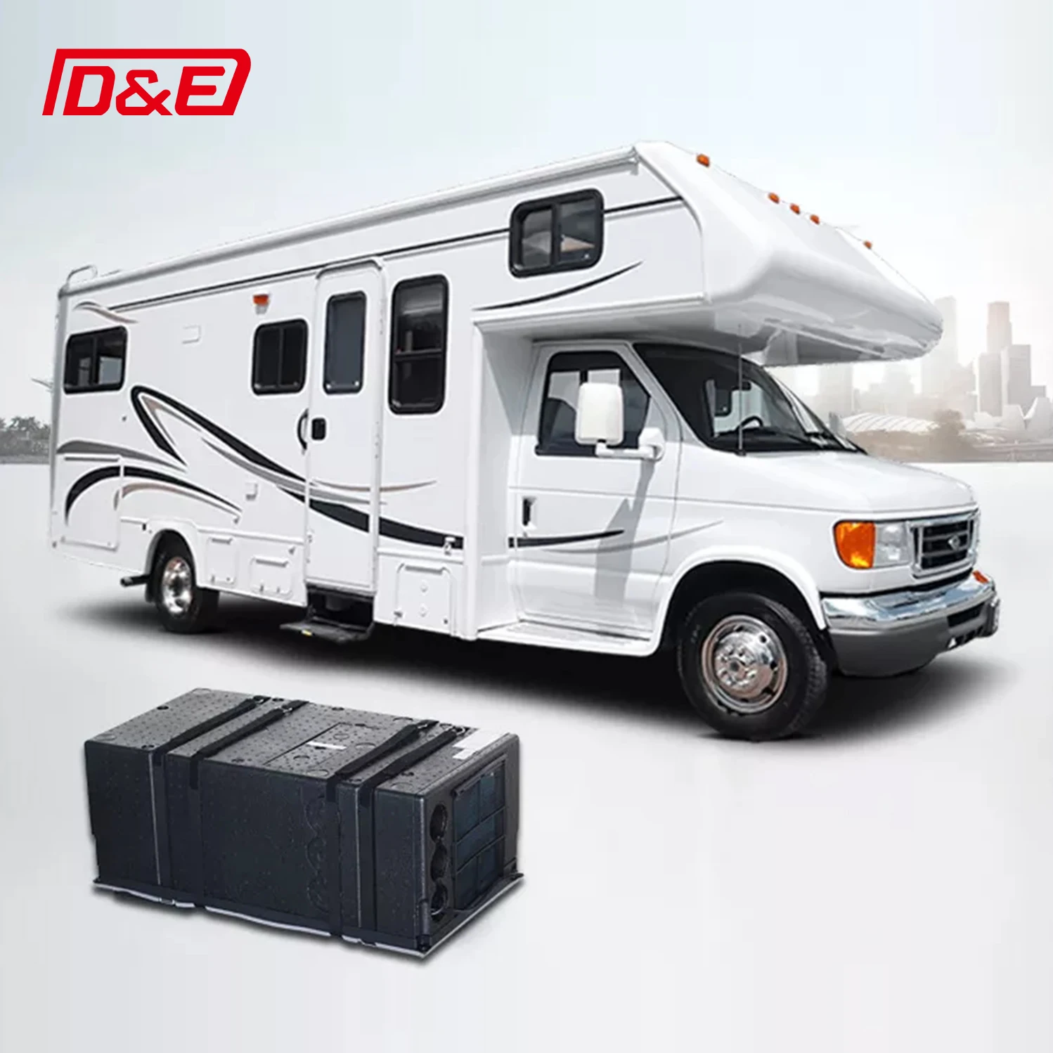 New Central Air-conditioning System With Thermostat And Cooling/Heating Functions For RV Campers