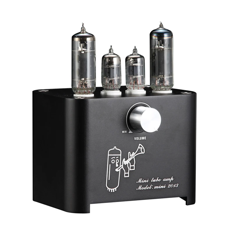 

APPJ Mini2013 6J1 6P1 Vacuum Tube Amplifier Hifi Audio Stereo Desktop Tube AMP Vintage Integrated AMP Home Audio 3W+3W