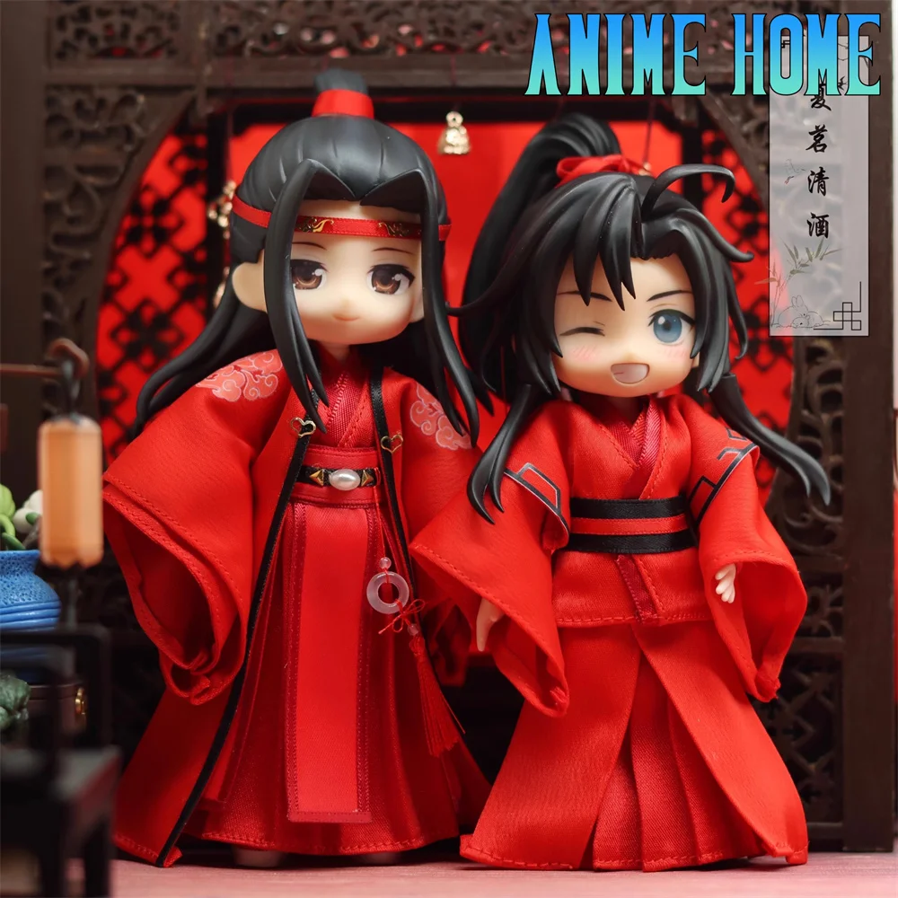 Anime MDZS Mo Dao Zu Shi Wei Wuxian Lan Wangji Handmade Wedding Ancient Costume OB11 P9 P10 Clothes Cosplay Original Kids Gift