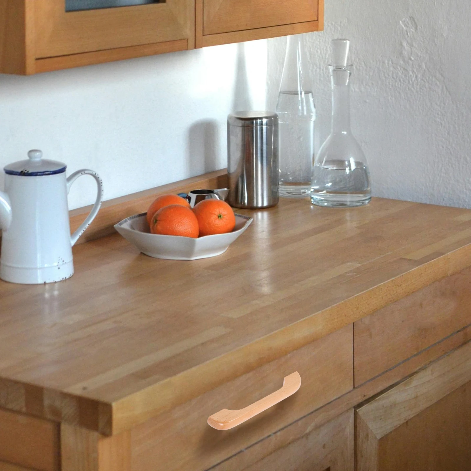 

Unfinished Solid Wood Drawer Pull Arced Handle Wooden Cabinet Pulls for Kitchen Cabinet Furniture Dresser Wardrobe Drawer Knobs