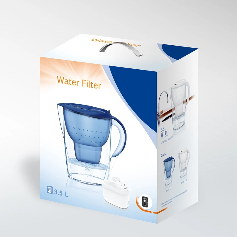 Water Filter Pitcher 3.5L Home Water Filter Purifier Kettle Kitchen Cold Water Filter Purifier Kettle For Health Kitchen