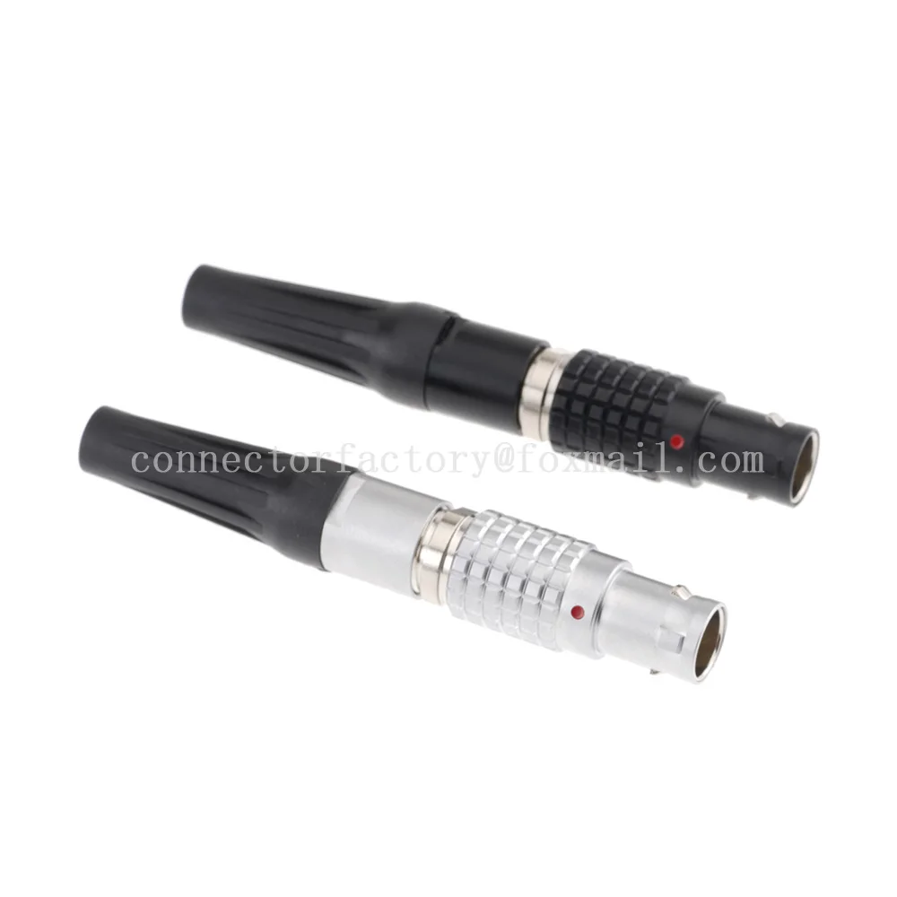 FGG.1B 2 3 4 5 6 7 8 Pin Aviation Metal Circular Push-pull Self-locking Male Plug Cable Connector For Data And Telecom Systems