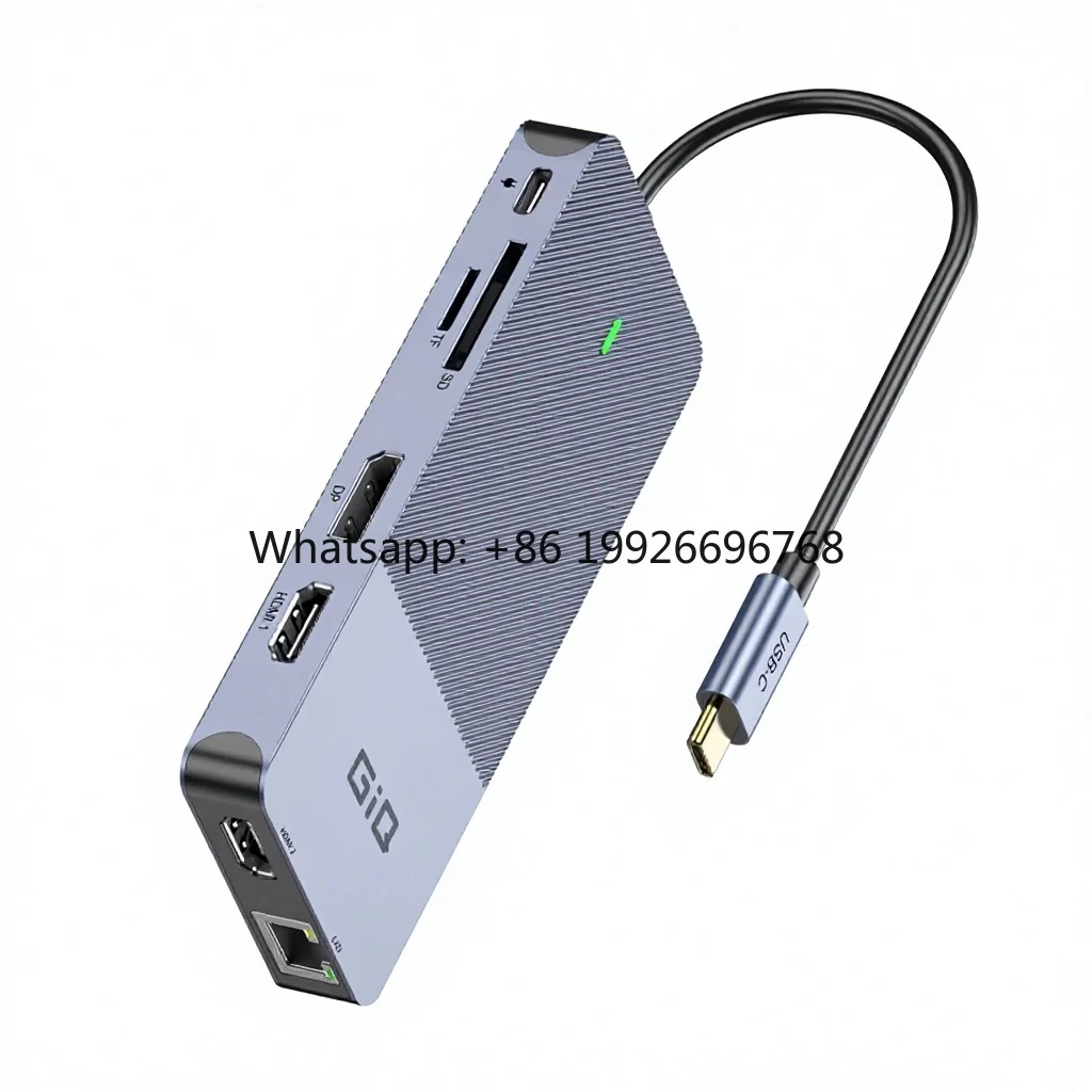 11-port Type-C Docking Station DisplayLink Multi-screen Separate Display Extender 4K 60HZ Converter Stock