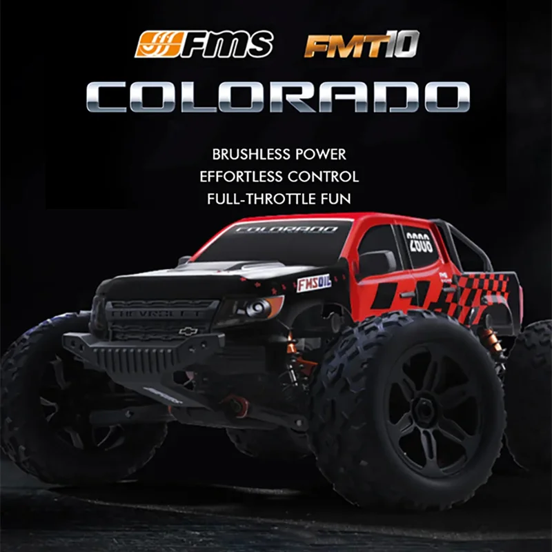 

FMS 1/10 FMT Colorado Brushless RC Racing Off-Road Vehicle Climbing Car 80KM/H High-Speed 4WD Remote Control Car Model RS