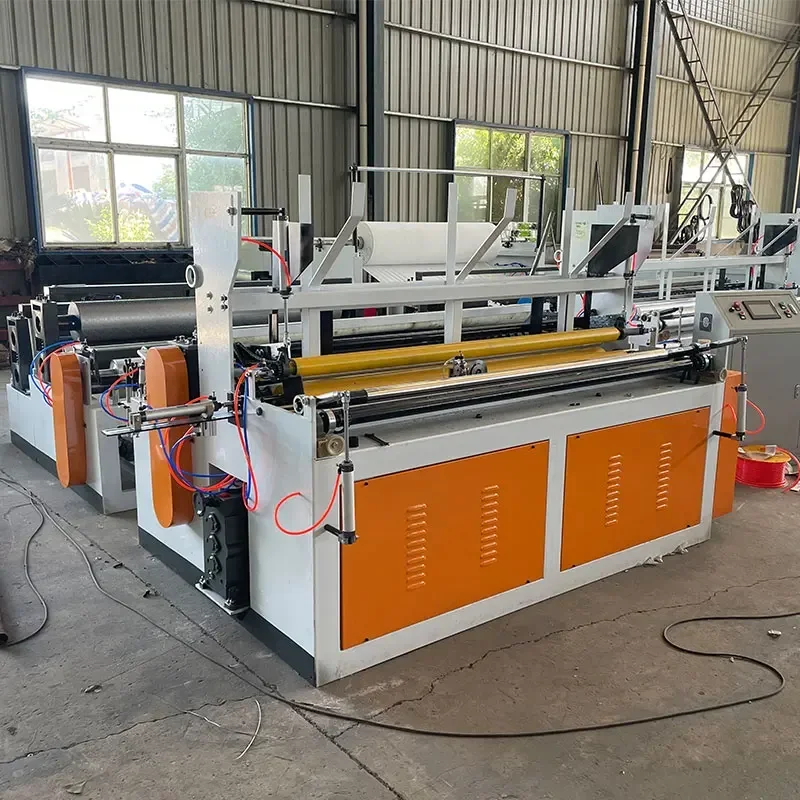 Customized Small Scale Semi Automatic Toilet Paper Factory Machine Production Line