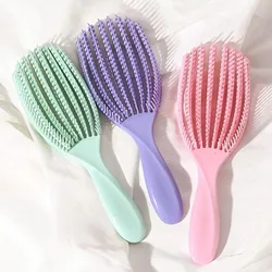 Hair Brush Octopus Hairbrush Pink Massage Detangler Brush For Curly Hair Thick Hair Care Combs Hairbrush Styling Tools