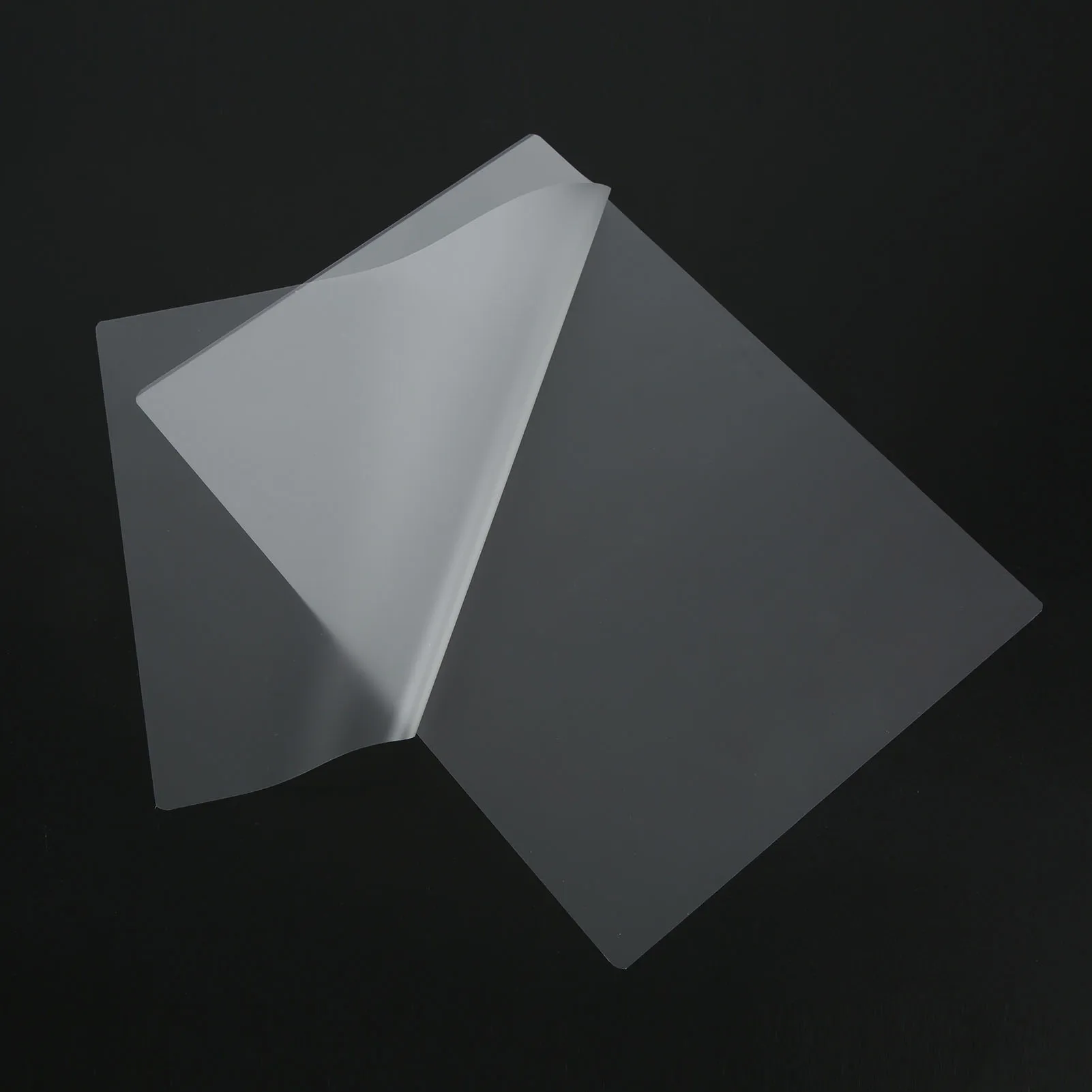 100pcs Clear Plastic Laminating Pouches Dustproof Waterproof Laminating Sheets High Transparency Plastic Film Sheets