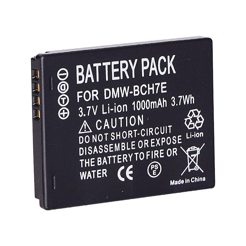 DMW-BCH7E Rechargeable Camera Battery For Panasonic DMW-BLH7PP Lumix DMC-GM5 GM1 DMC-GF7 DMC-GF8 GF9 LX10 LX15 1100mAh view 5